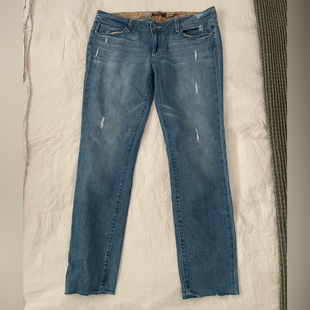 Light wash Paige jeans. Size 30